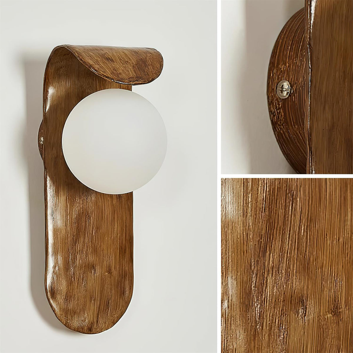 Gavino Applique Murale en Bois - Neutralighting