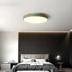 Solara Lampe Plafonnier Circulaire en Bois Moderne Minimaliste - Neutralighting