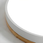 Solara Lampe Plafonnier Circulaire en Bois Moderne Minimaliste - Neutralighting