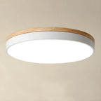 Solara Lampe Plafonnier Circulaire en Bois Moderne Minimaliste - Neutralighting
