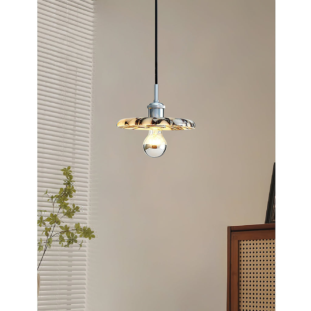 Ovelion Suspension Marbre Métal Art Nordique Premium - Neutralighting