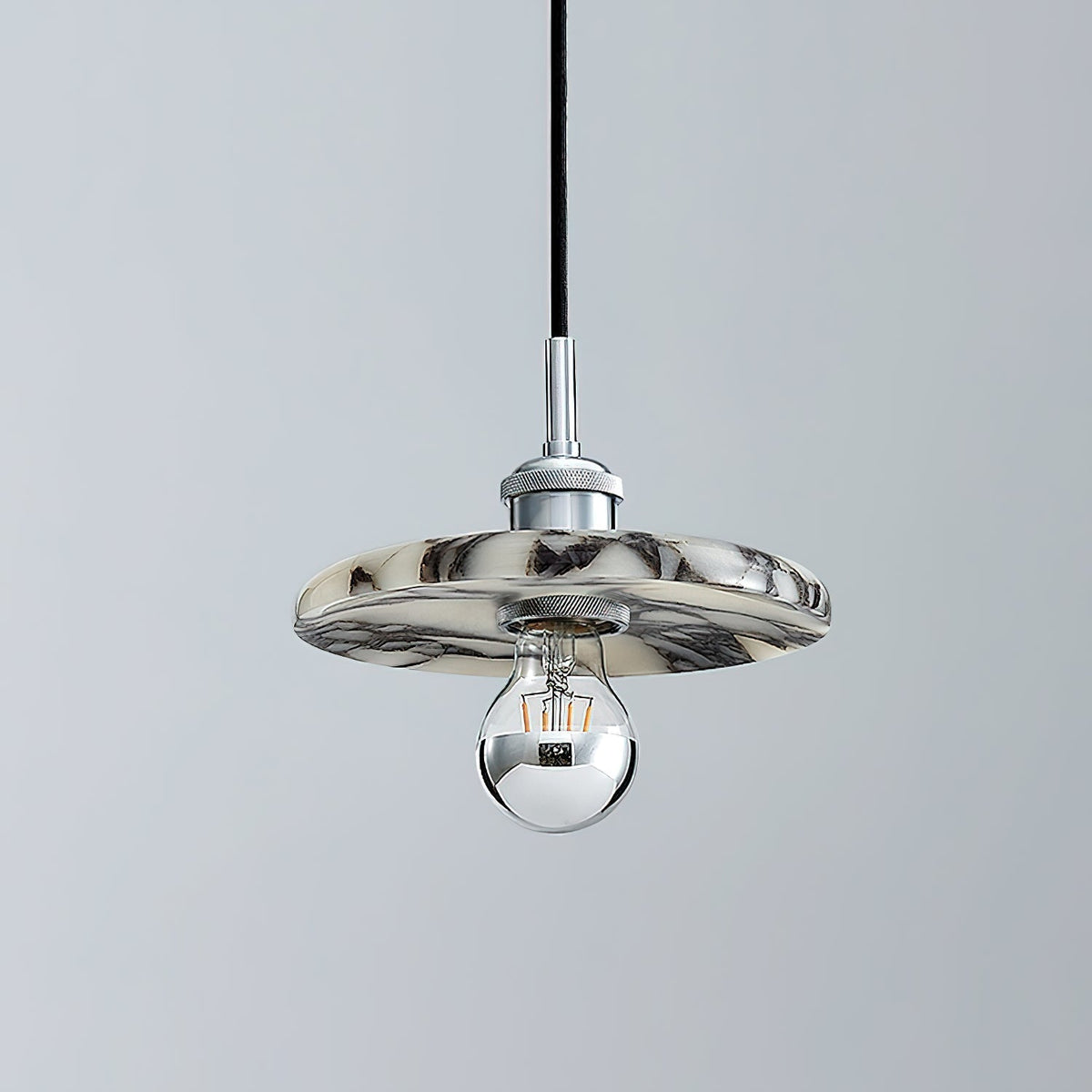 Ovelion Suspension Marbre Métal Art Nordique Premium - Neutralighting