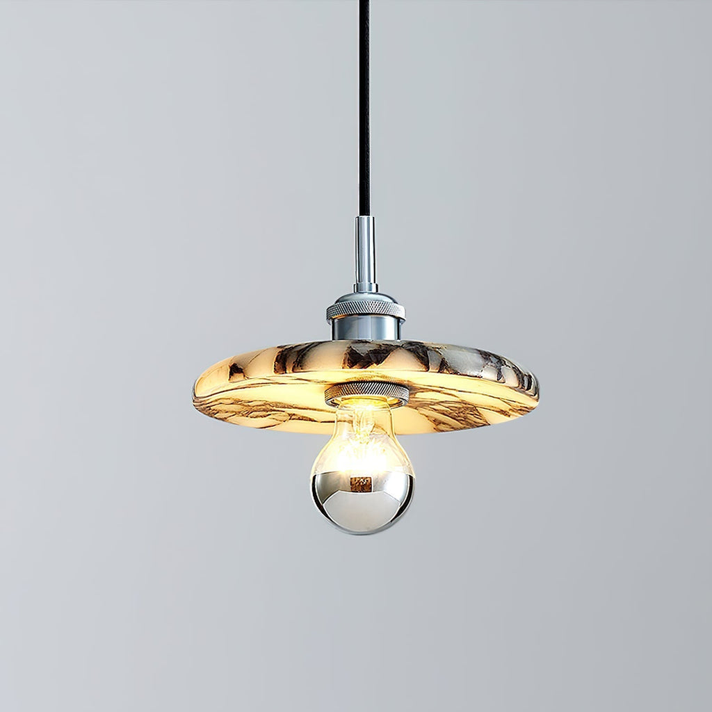 Ovelion Suspension Marbre Métal Art Nordique Premium - Neutralighting