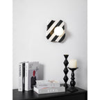 Curinis Applique Murale Marbre Zebra Verre - Neutralighting