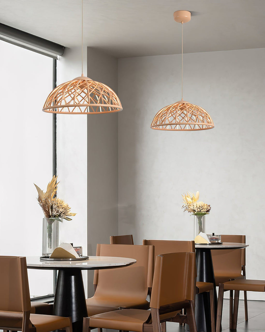 Zeela Suspension Minimaliste Bois et Verre - Neutralighting