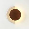 Coraeen Applique Murale Demi-Lune en Travertin - Neutralighting