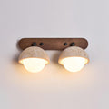 Gavilo Applique Murale Double en Travertin - Neutralighting