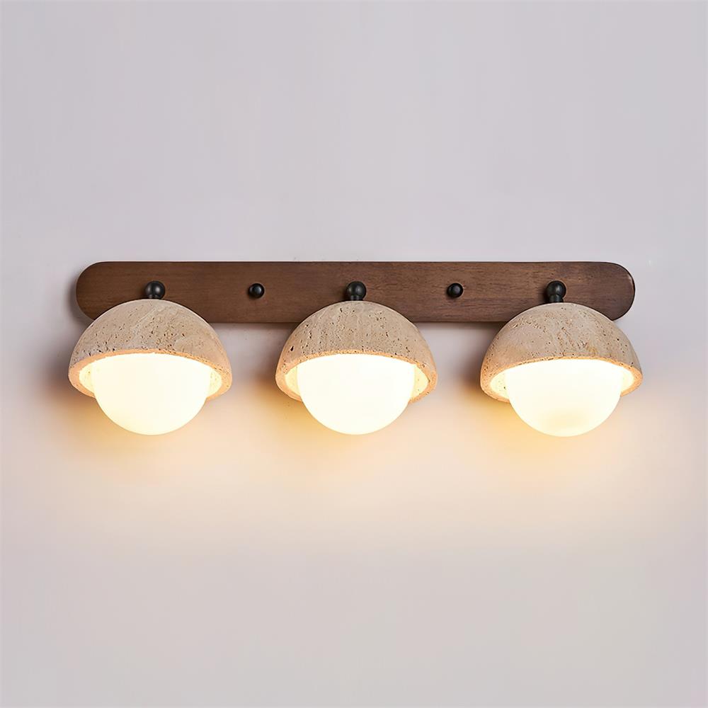 Gavilo Applique Murale Double en Travertin - Neutralighting