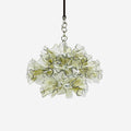 Zerelle Lampe Pendante Verre Froncé Fleur - Neutralighting
