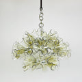 Zerelle Lampe Pendante Verre Froncé Fleur - Neutralighting