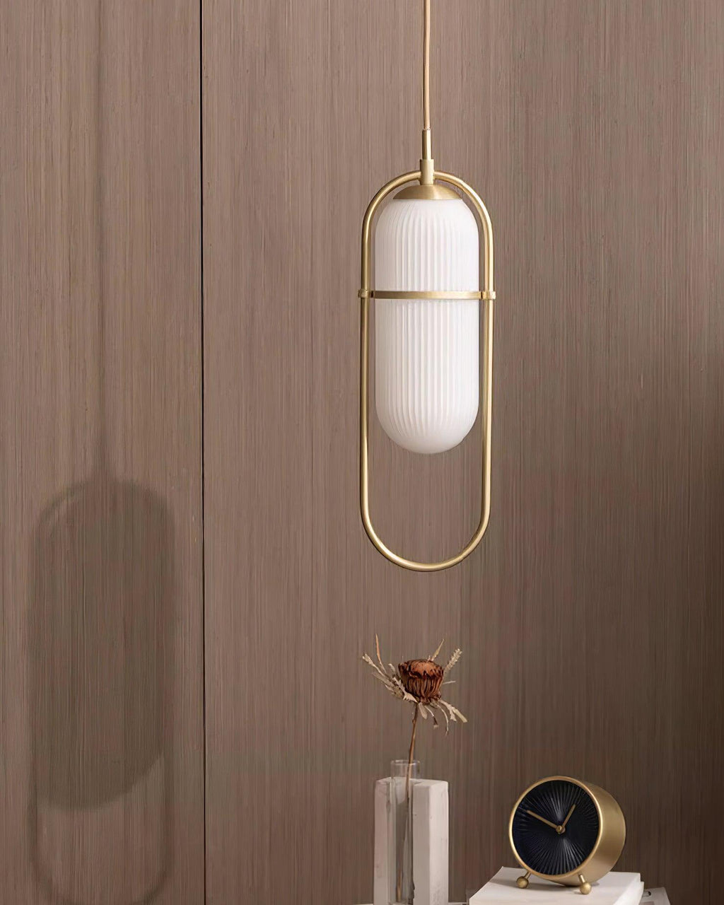 Zesta Lampe Suspendue Verre Rainuré Minimaliste - Neutralighting