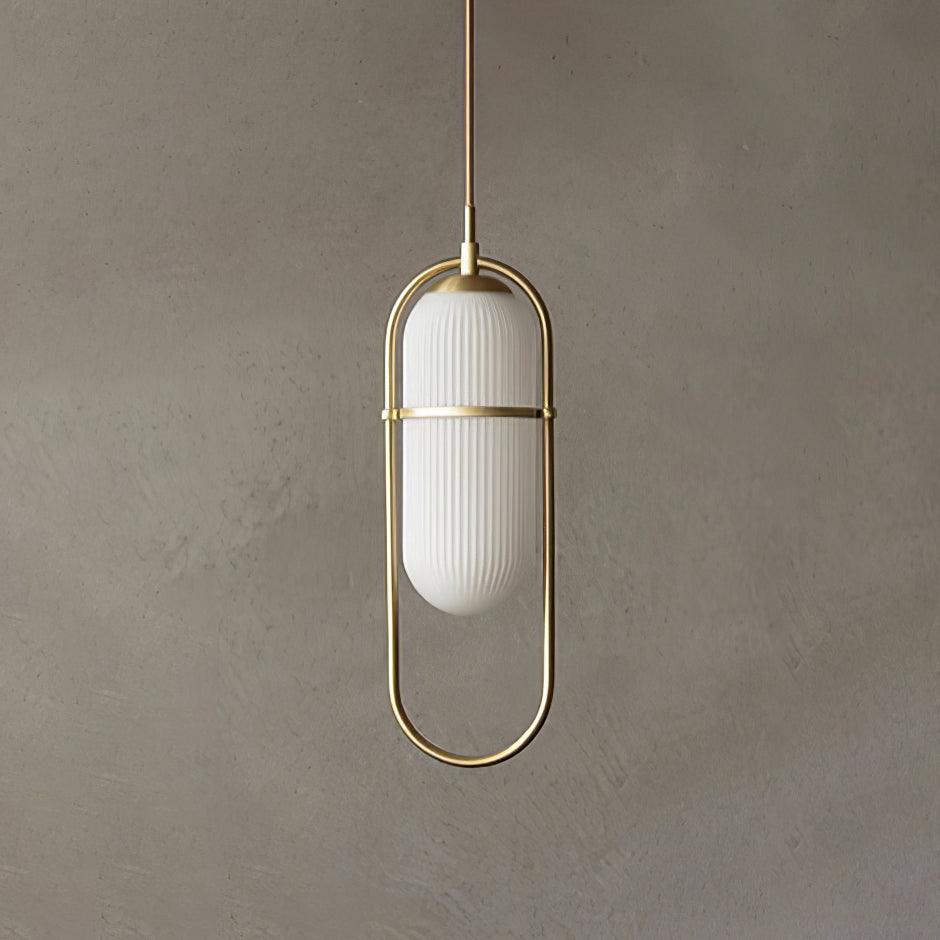 Zesta Lampe Suspendue Verre Rainuré Minimaliste - Neutralighting