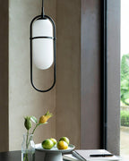 Zesta Lampe Suspendue Verre Rainuré Minimaliste - Neutralighting