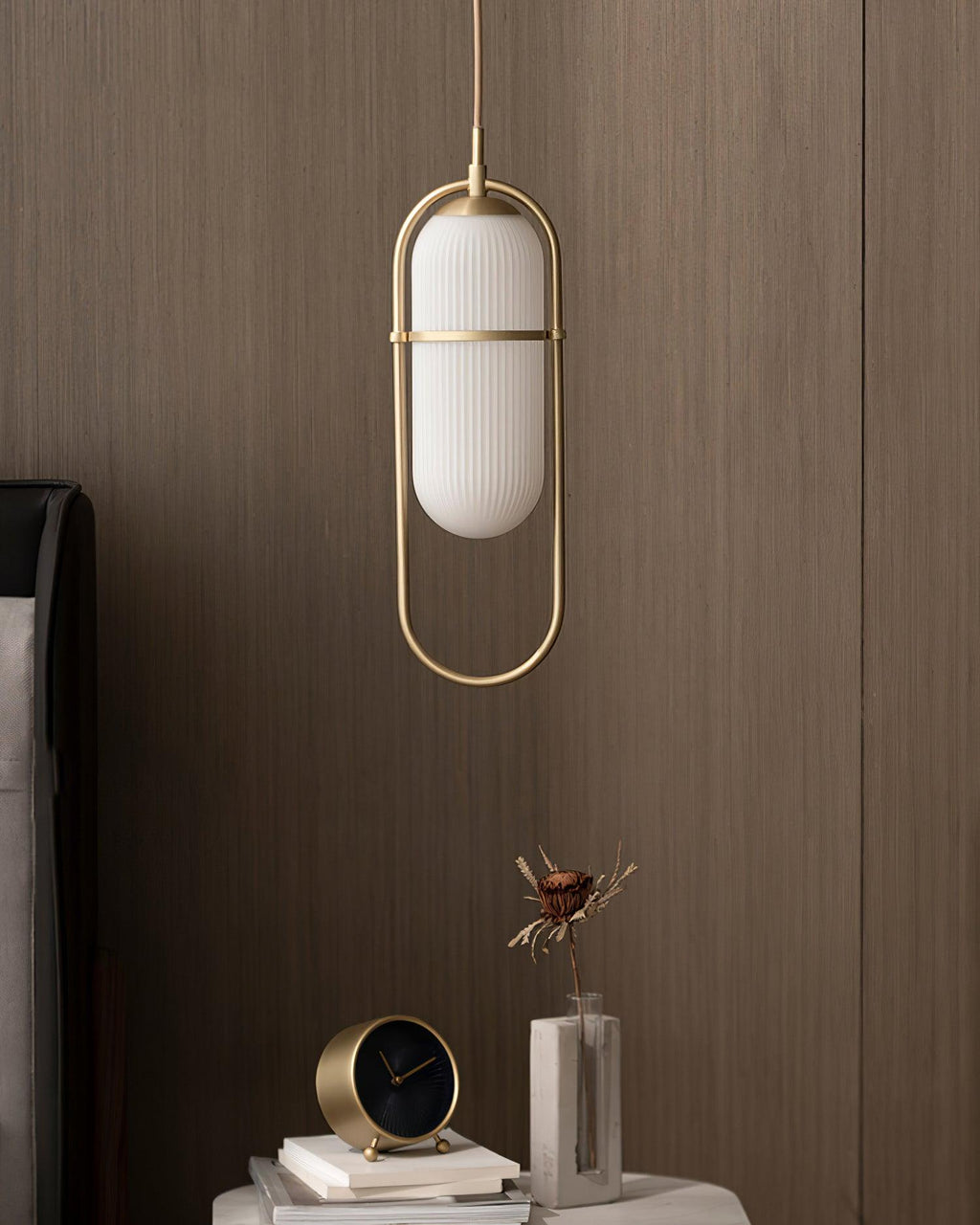 Zesta Lampe Suspendue Verre Rainuré Minimaliste - Neutralighting