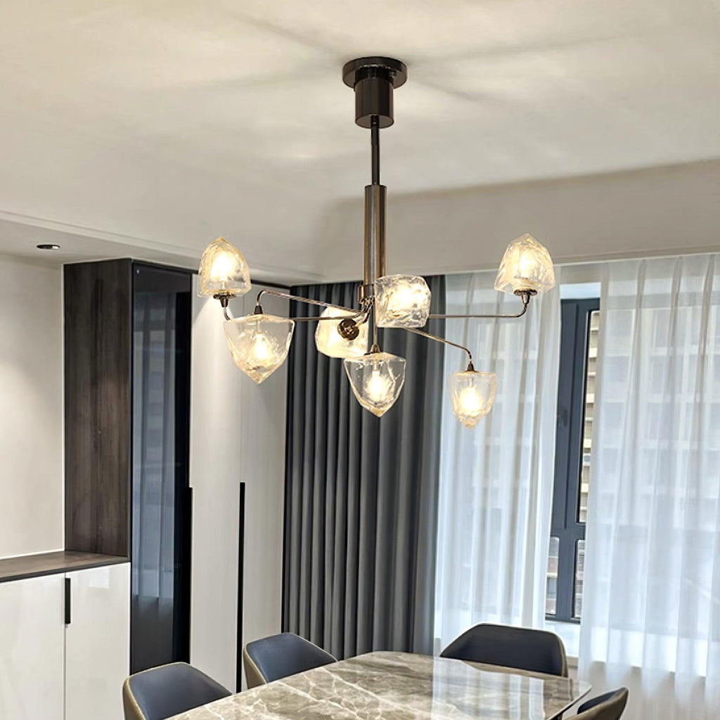 Zevin Lustre Verre Or Élégant - Neutralighting