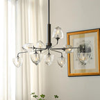 Zevin Lustre Abat-jours en Verre Facetté Bras en Laiton Artisanal - Neutralighting