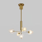 Zevin Lustre Abat-jours en Verre Facetté Bras en Laiton Artisanal - Neutralighting