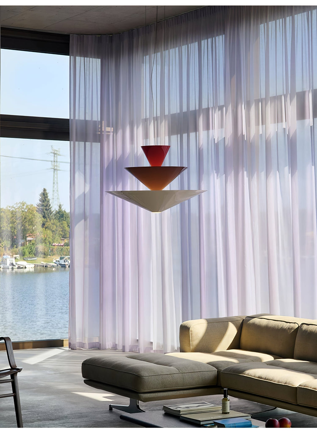Pyramia Suspension À Niveaux Bloc de Couleurs - Neutralighting