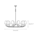 Avlaeir Lustre Laiton Tissu Industriel Vintage - Neutralighting