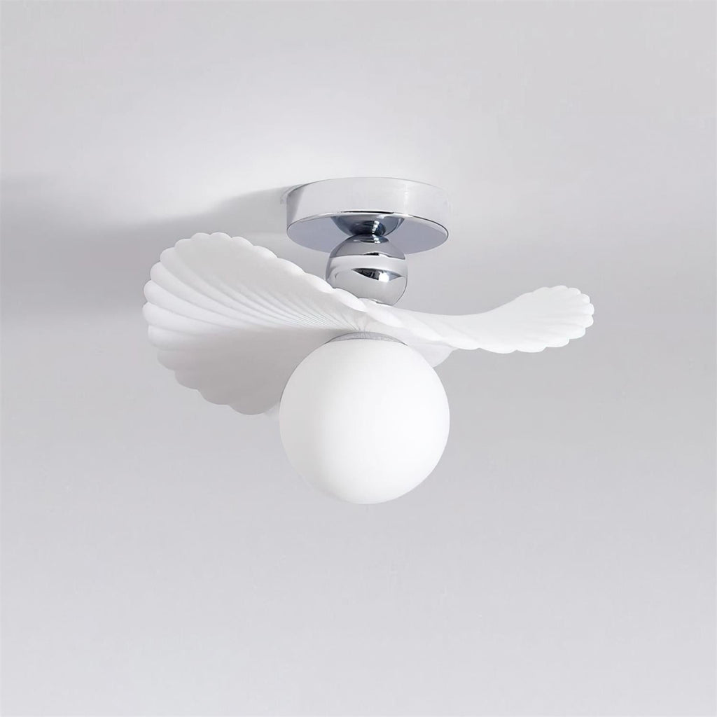 Ilyon Lampe Plafonnier Moderne à Abat-Jour Givré à Ailes - Neutralighting