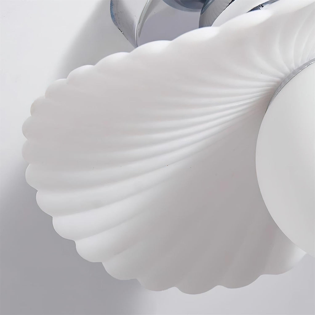 Ilyon Lampe Plafonnier Moderne à Abat-Jour Givré à Ailes - Neutralighting