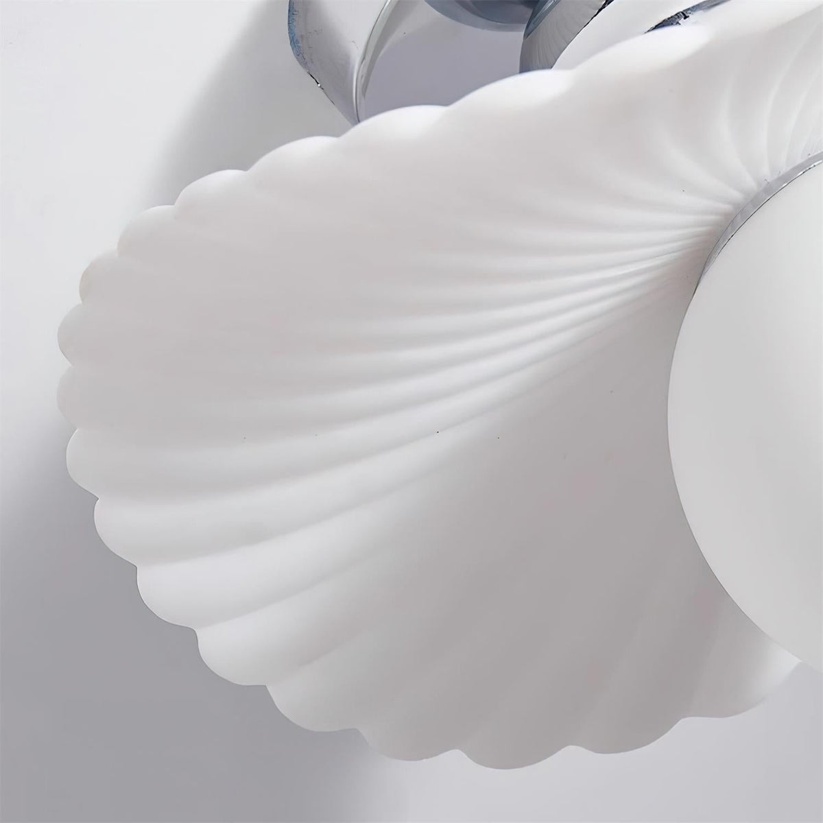 Ilyon Lampe Plafonnier Moderne à Abat-Jour Givré à Ailes - Neutralighting