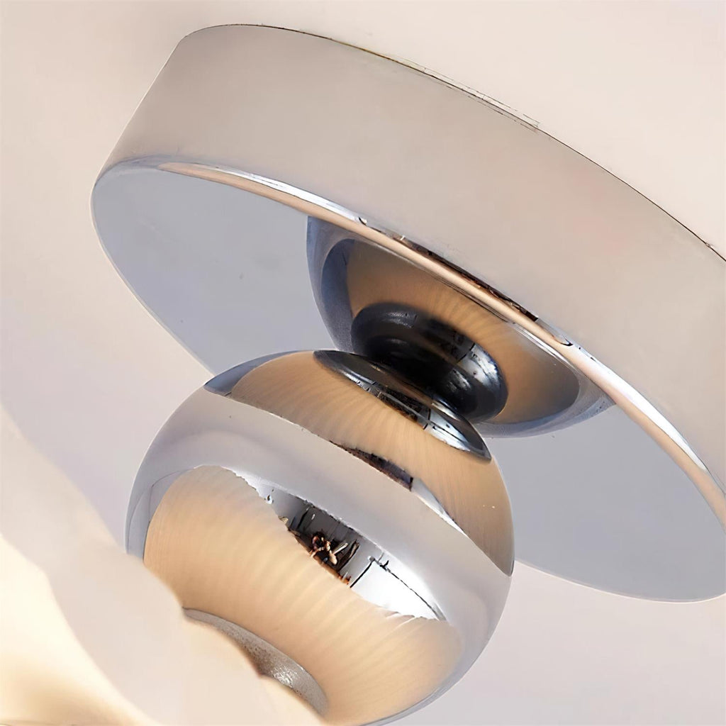 Ilyon Lampe Plafonnier Moderne à Abat-Jour Givré à Ailes - Neutralighting