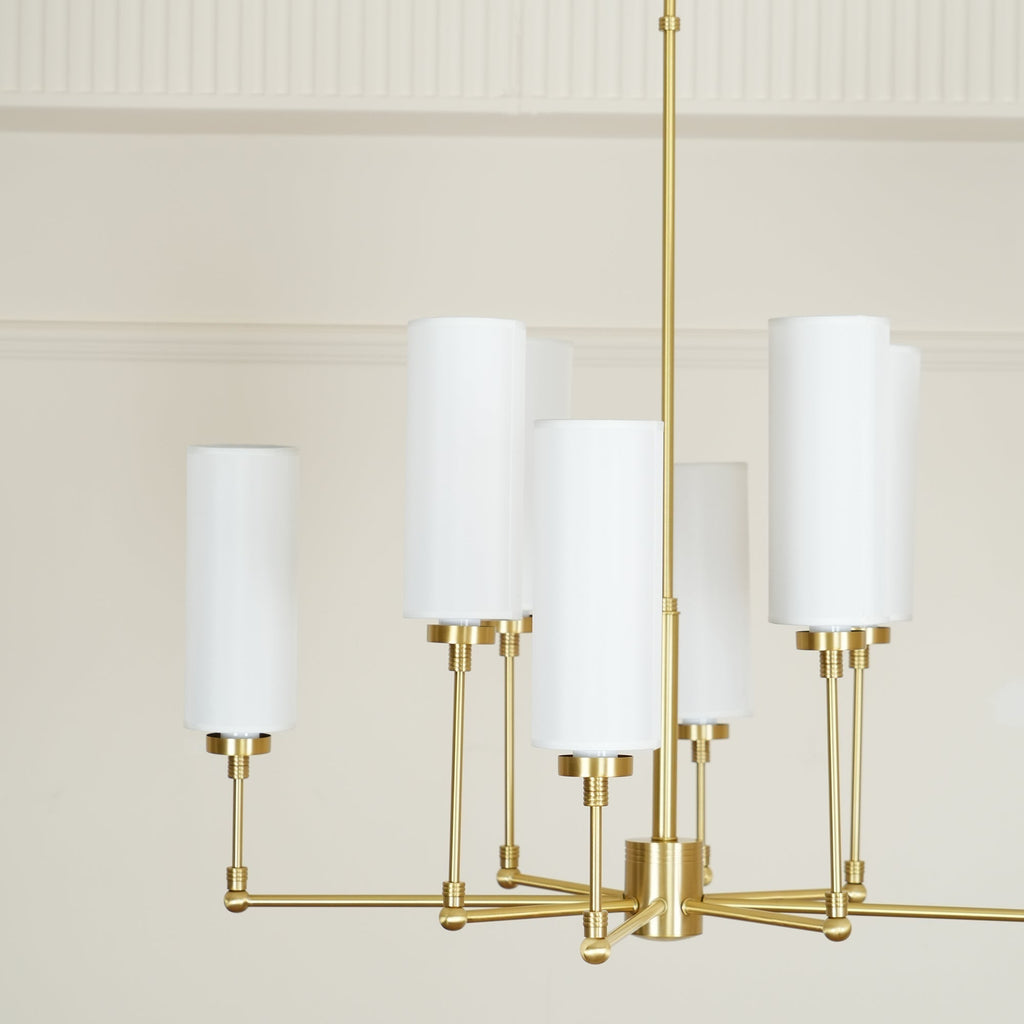 Eraeiel Lustre Laiton Tissu Luxe Postmoderne - Neutralighting