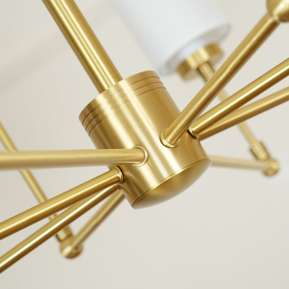 Eraeiel Lustre Laiton Tissu Luxe Postmoderne - Neutralighting