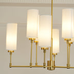 Eraeiel Lustre Laiton Tissu Luxe Postmoderne - Neutralighting