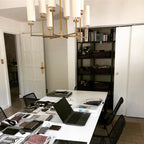 Eraeiel Lustre Laiton Tissu Luxe Postmoderne - Neutralighting