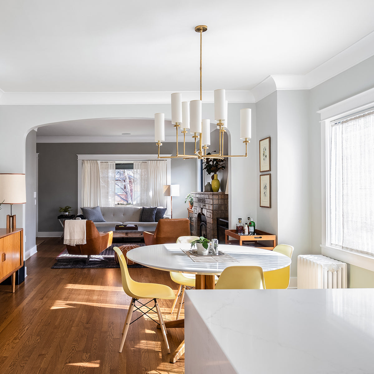 Eraeiel Lustre Laiton Tissu Luxe Postmoderne - Neutralighting