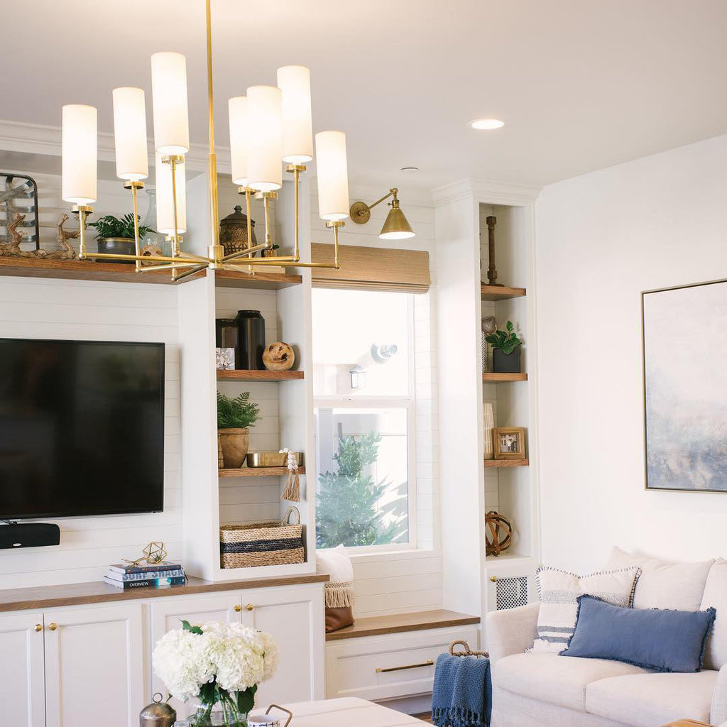 Eraeiel Lustre Laiton Tissu Luxe Postmoderne - Neutralighting