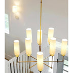 Eraeiel Lustre Laiton Tissu Luxe Postmoderne - Neutralighting