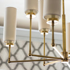 Eraeiel Lustre Laiton Tissu Luxe Postmoderne - Neutralighting