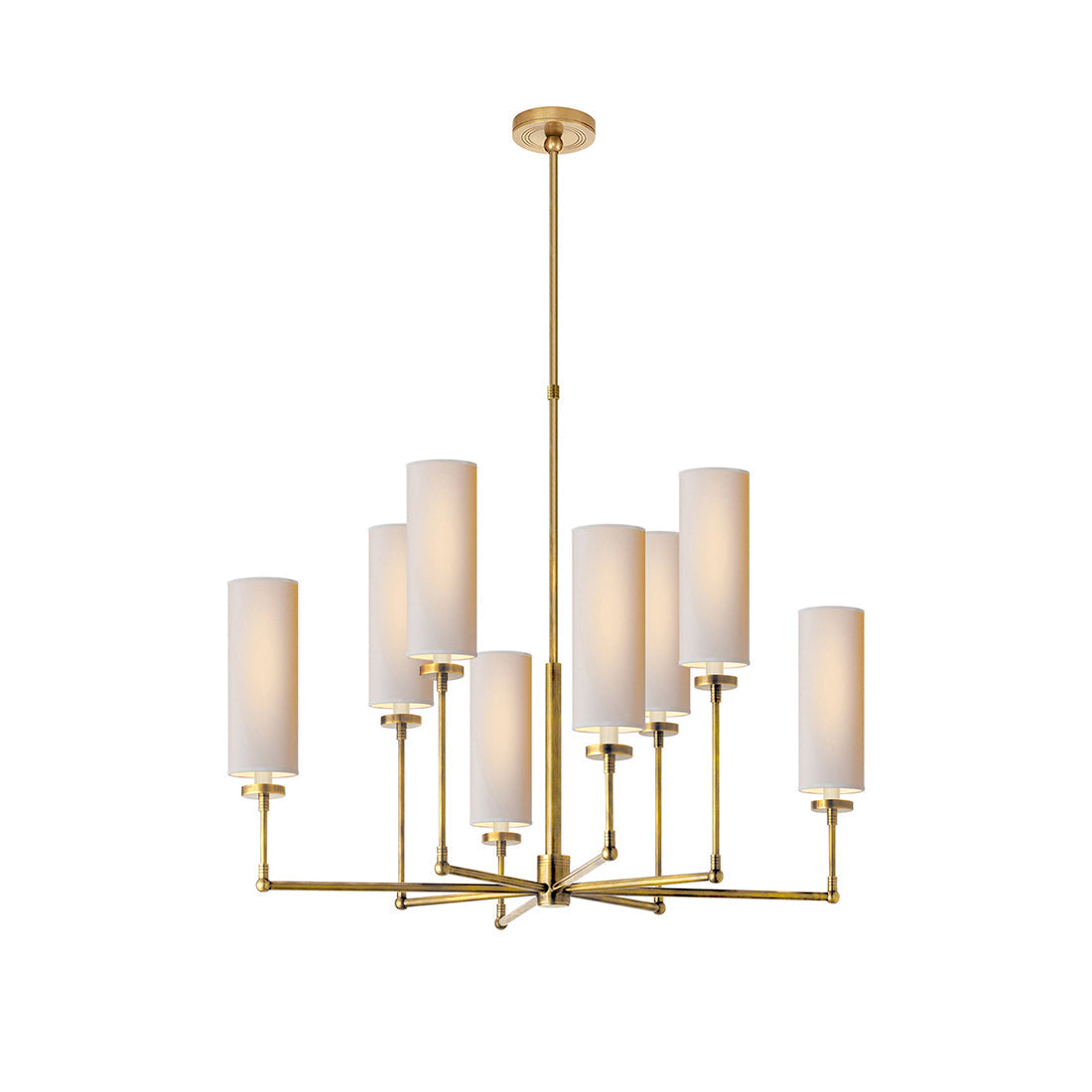 Eraeiel Lustre Laiton Tissu Luxe Postmoderne - Neutralighting