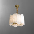 Zoe Lustre Albâtre Superposé Luxe Postmoderne - Neutralighting