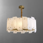 Zoe Lustre Albâtre Superposé Luxe Postmoderne - Neutralighting