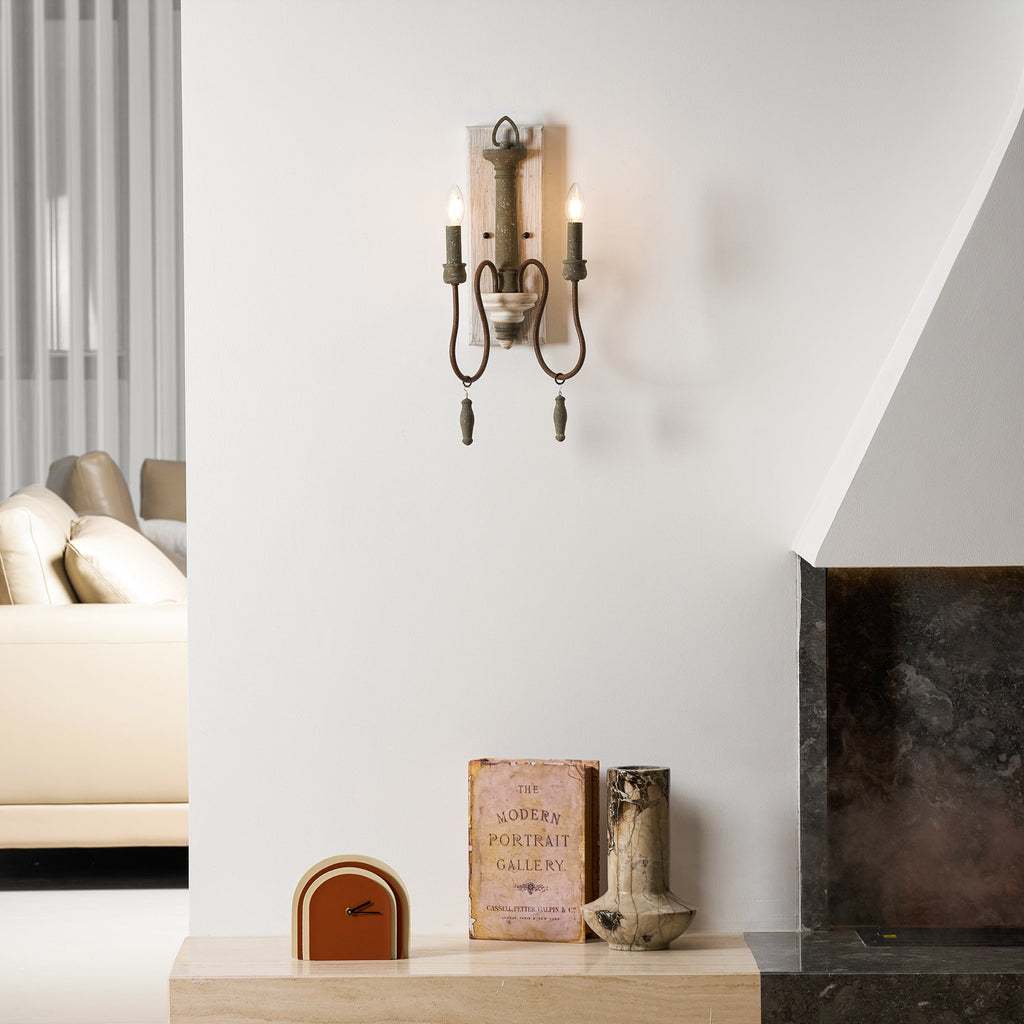 Zoe Applique Murale Métal Classique Vintage Élégance - Neutralighting