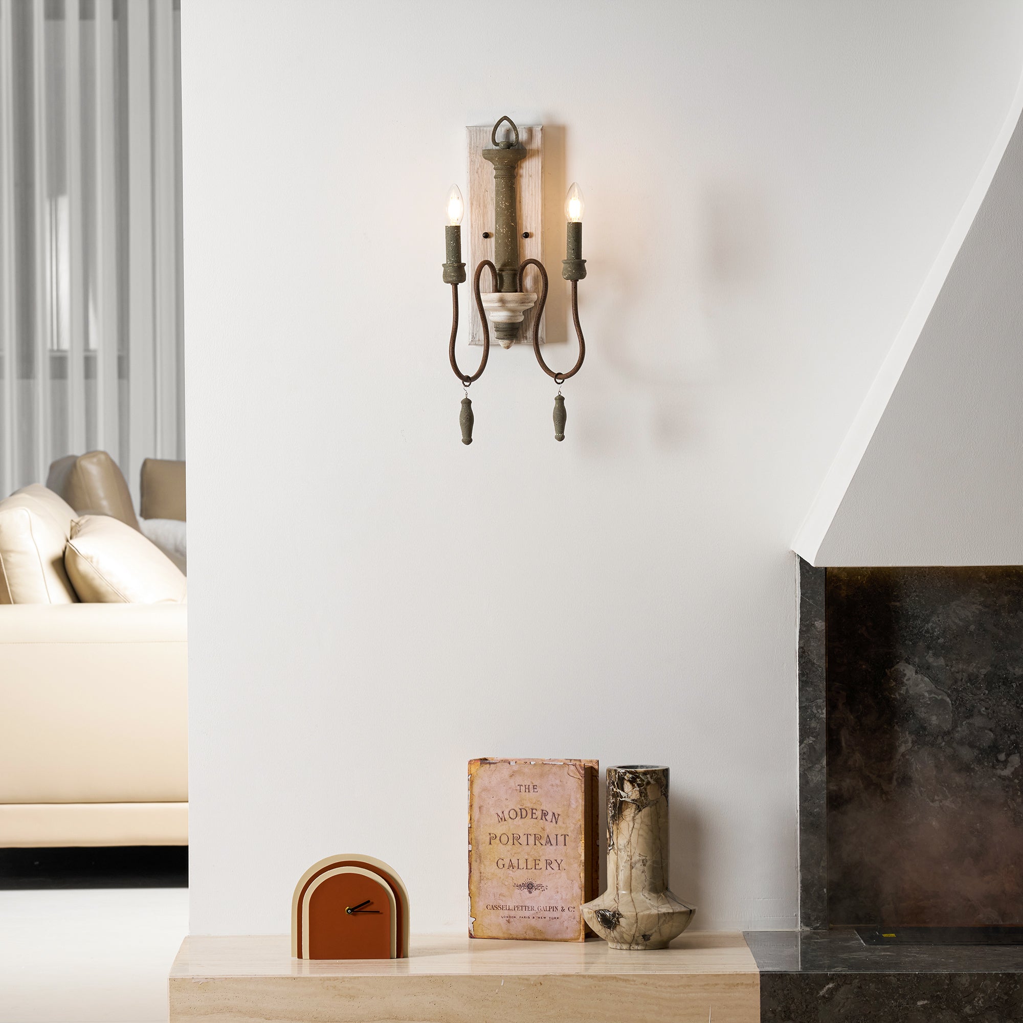 Zoe Applique Murale Métal Classique Vintage Élégance - Neutralighting