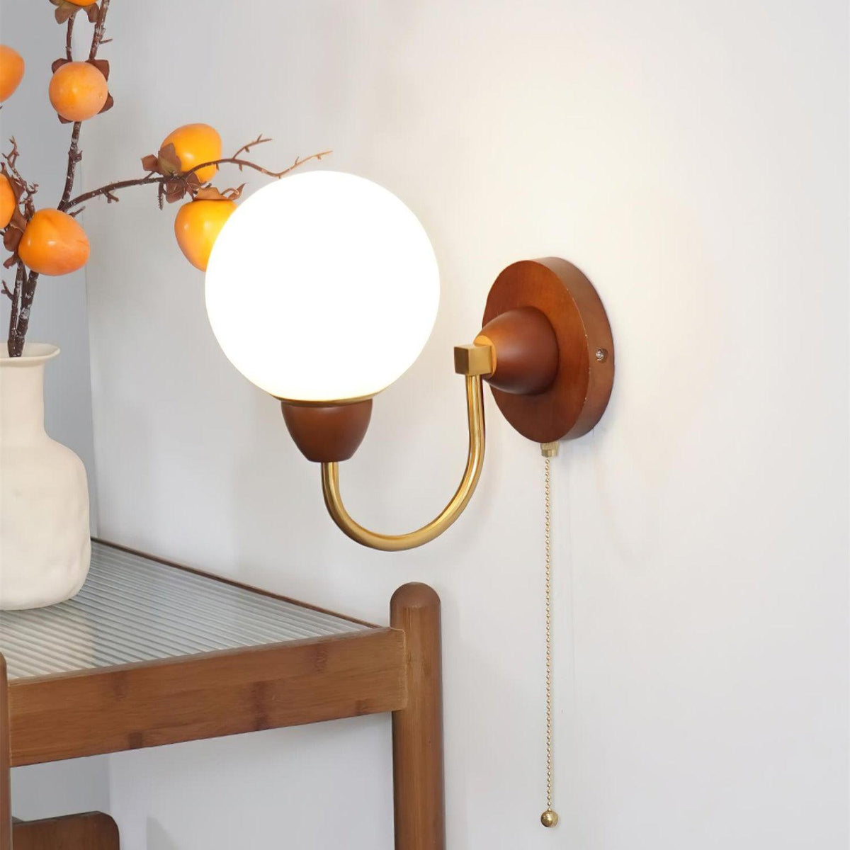 Liora Lampe Murale Bois Métal - Neutralighting
