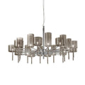 Zonia Lustre Disposition de Cylindres en Verre Chrome - Neutralighting