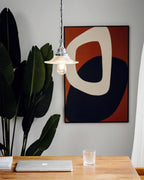 Zowie Lampe Pendente Verre Prismatique & Chrome - Neutralighting