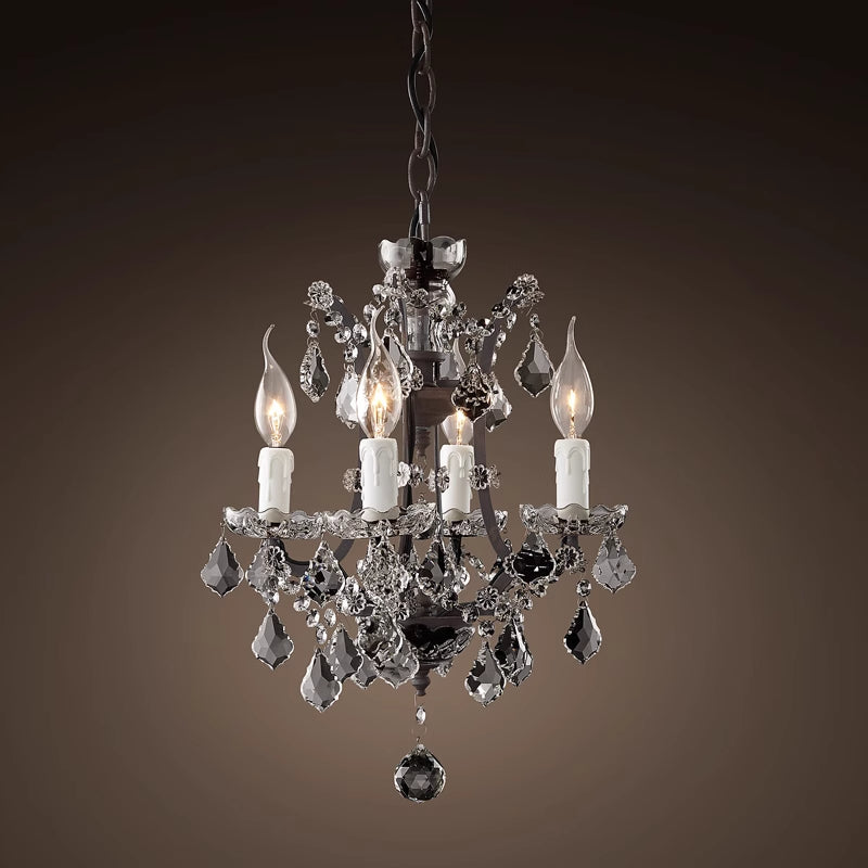 Silva Lustre décoratif Moderne, Métal/Cristal, Rouille, Salon - Neutralighting