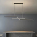 Arisha Luminaires Suspension LED Linéaire Moderne Métal Chevet Chambre - Neutralighting