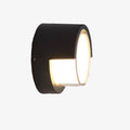 Applique murale — Extérieur LED ronde noire Porch