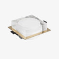 Spot design carré LED style chromé Bérénice Éveil - Un Accent Géométrique Raffiné