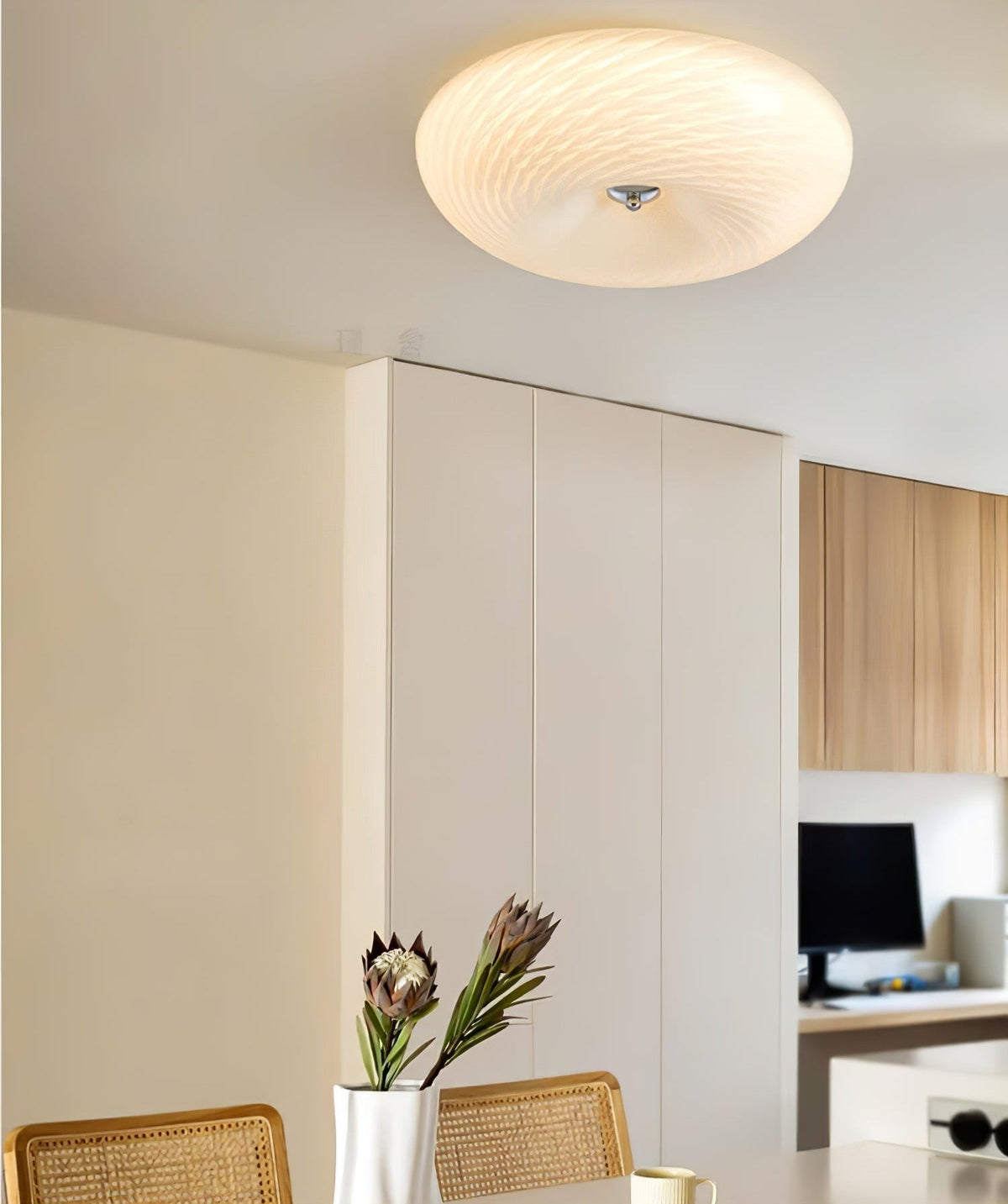 Comarion Plafonnier Art Moderne en Verre - Neutralighting