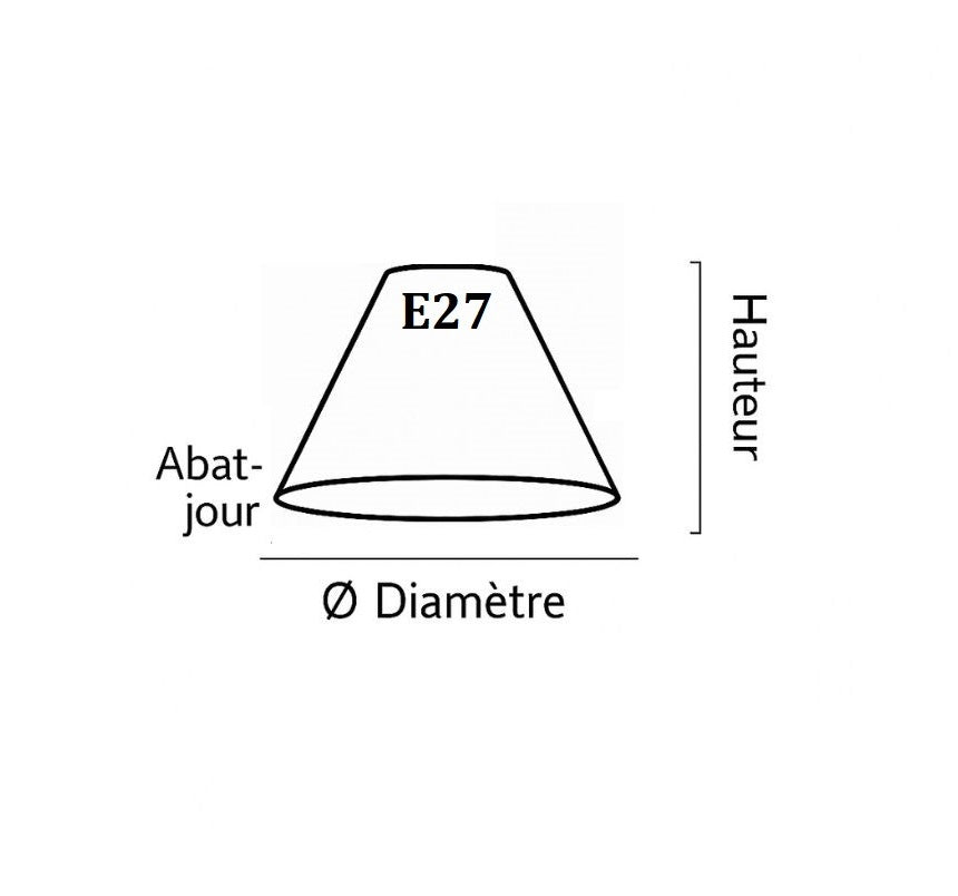 Abat-jour suspension en rotin - Ivora