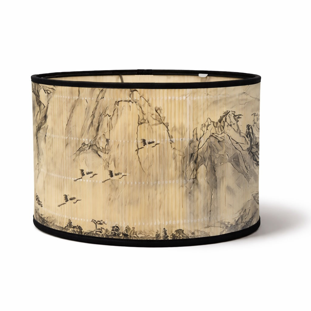 Abat-jour Tambour en bambou - Shan